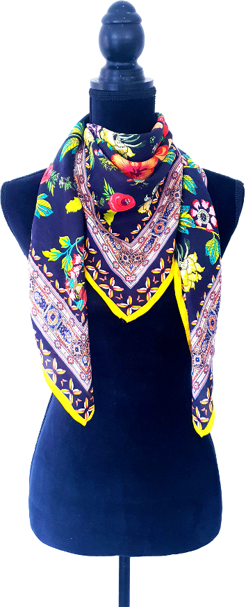Hibiscus Floral Scarf