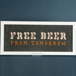 Free Beer Funny Quotes for cafe/ bar - Hemera Gifts