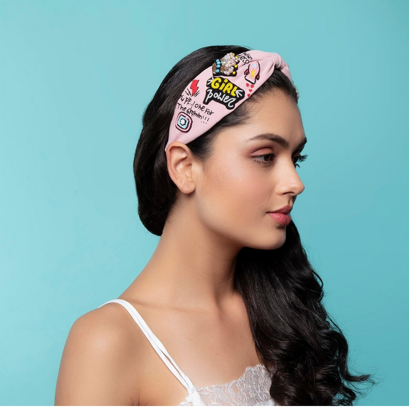 Alba Pink Headband - Hemera Gifts