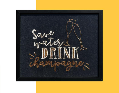 Save Water Drink Champagne - Hemera Gifts