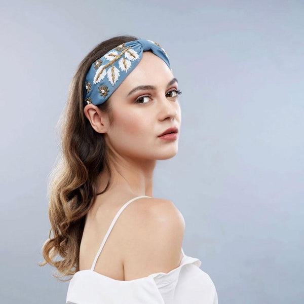 Claire Denim Headband - Hemera Gifts